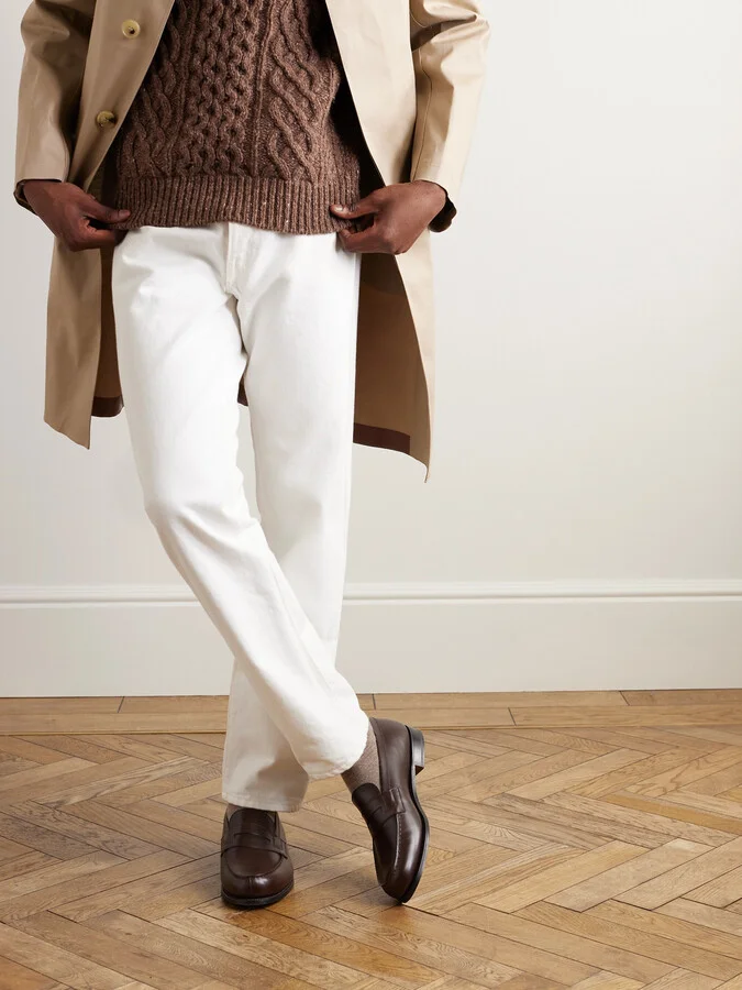 180 Moccasin Leather Loafers - Image 2