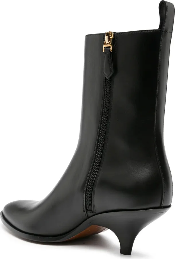 18mm Pointed-Toe Leather Boots - Image 3