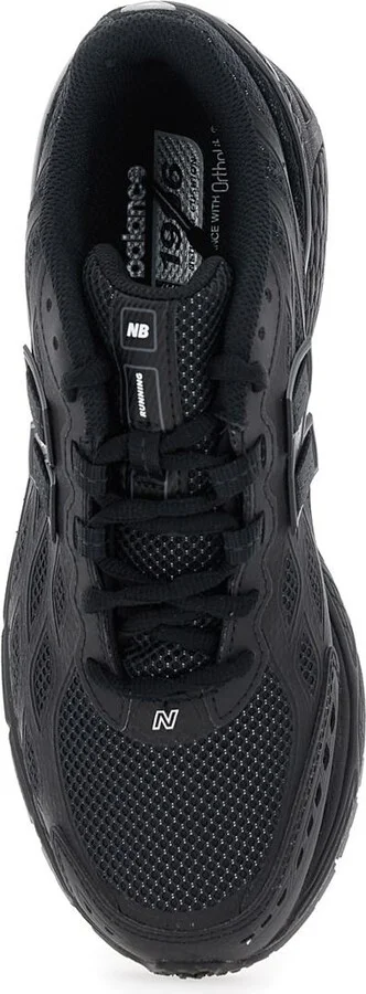 '1906' Black Sneaker With Mesh Design And Side Logo In Tech Fabric Unisex - Image 4