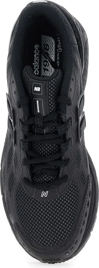 '1906' Black Sneaker With Mesh Design And Side Logo In Tech Fabric Unisex - Image 4