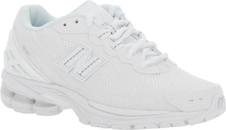 '1906' White Sneaker With Mesh Design And Side Logo In Tech Fabric Unisex - Image 2