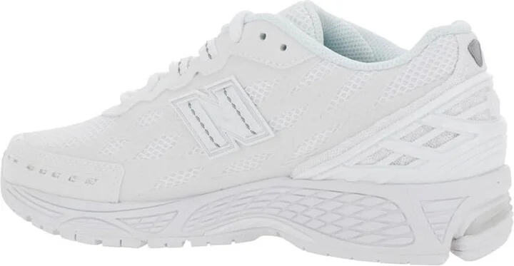 '1906' White Sneaker With Mesh Design And Side Logo In Tech Fabric Unisex - Image 3