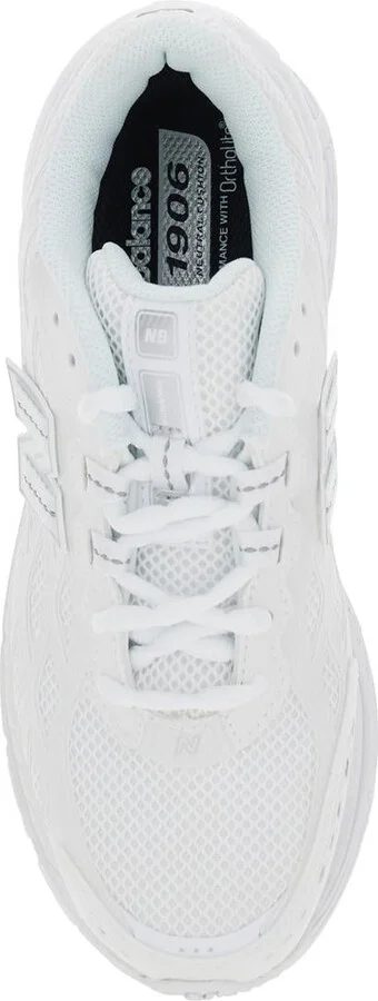 '1906' White Sneaker With Mesh Design And Side Logo In Tech Fabric Unisex - Image 4
