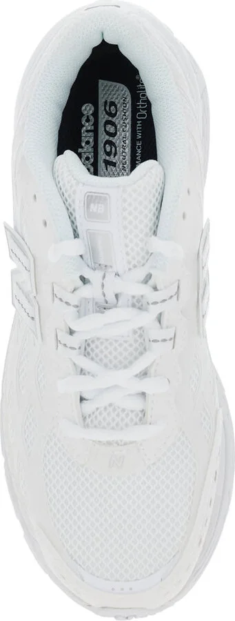 '1906' White Sneaker With Mesh Design And Side Logo In Tech Fabric Unisex - Image 4