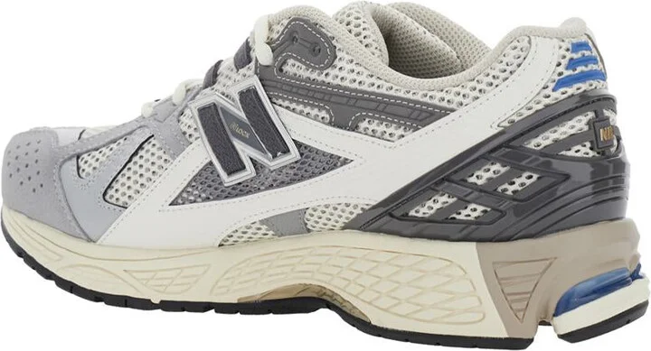 '1906R' Grey Sneaker With Mesh Design And Side Logo In Synthetic Fiber Unisex - Image 3