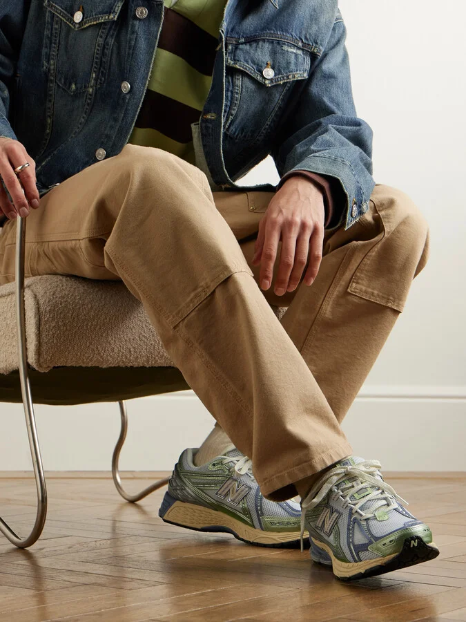 1906R Mesh and Leather Sneakers - Image 2