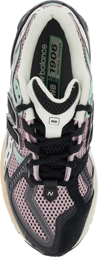 '1906r' Multicolor Sneaker With Mesh Design And Side Logo In Synthetic Fiber Unisex - Image 4