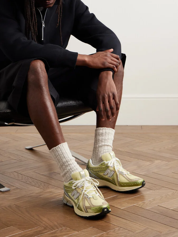 1906R Rubber-Trimmed Mesh Sneakers - Image 2