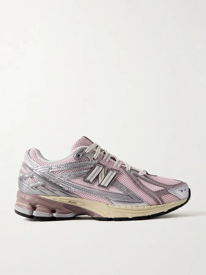 1906R Rubber-Trimmed Mesh Sneakers