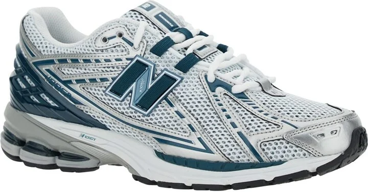'1906r' Silver Colored Sneaker With Mesh Design And Side Logo In Synthetic Fiber Unisex - Image 2