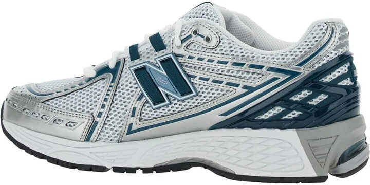 '1906r' Silver Colored Sneaker With Mesh Design And Side Logo In Synthetic Fiber Unisex - Image 3