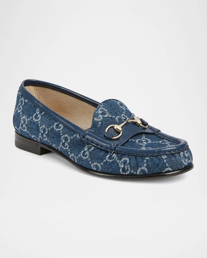 1953 Horsebit Monogram Denim Loafers - Image 5