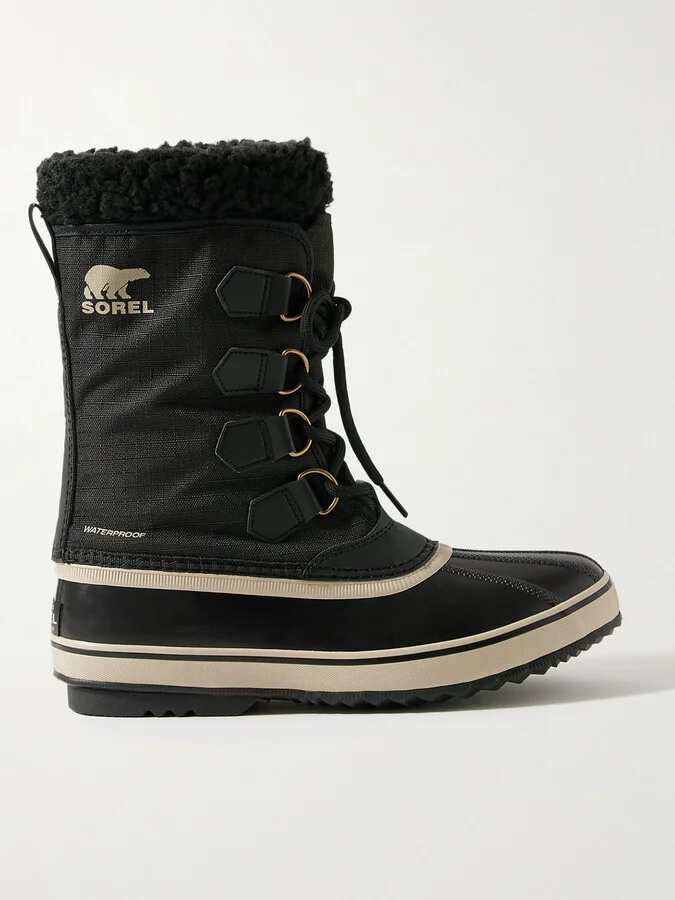 1964 PAC™ Faux Shearling-Trimmed Nylon-Ripstop and Rubber Snow Boots