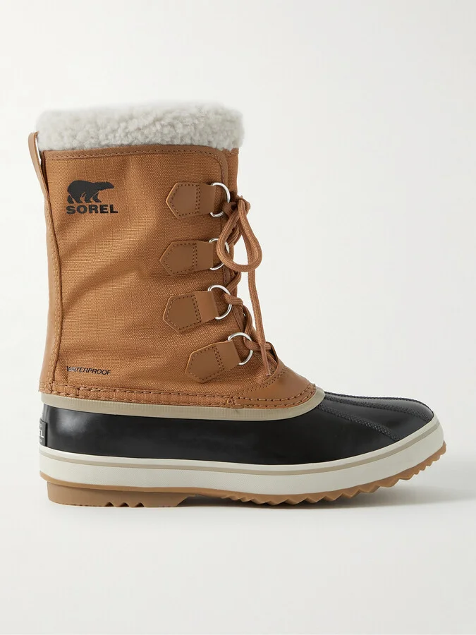 1964 Pac™ Faux Shearling-Trimmed Nylon-Ripstop and Rubber Snow Boots