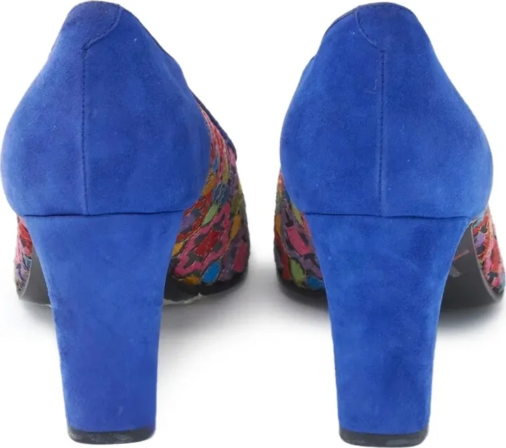 1980s Suede Pumps - Image 3
