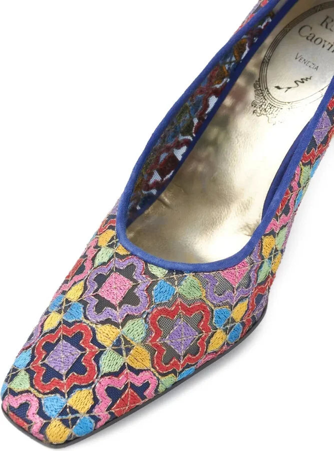 1980s Suede Pumps - Image 5