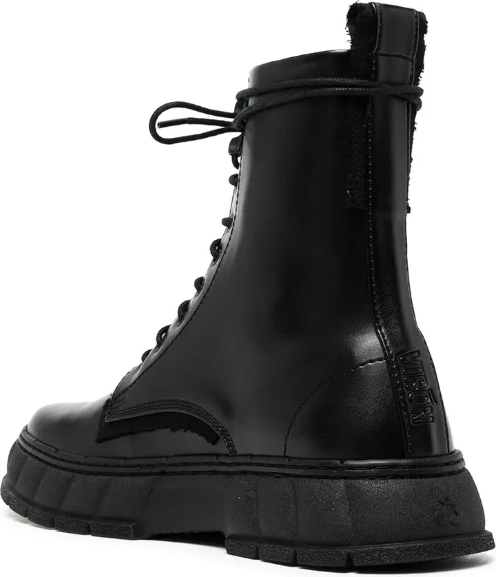 1992 Lace-Up Leather Boots - Image 3