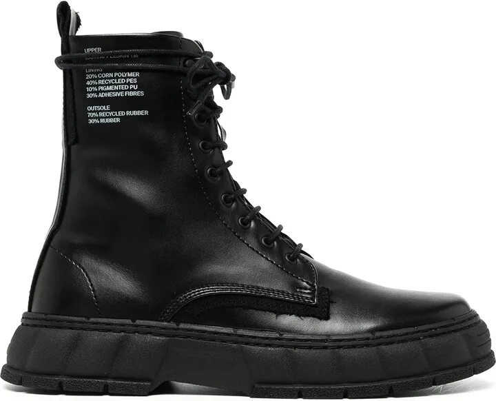 1992 Lace-Up Leather Boots