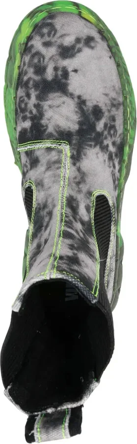 1997 Abstract-Pattern Ankle Boots - Image 4
