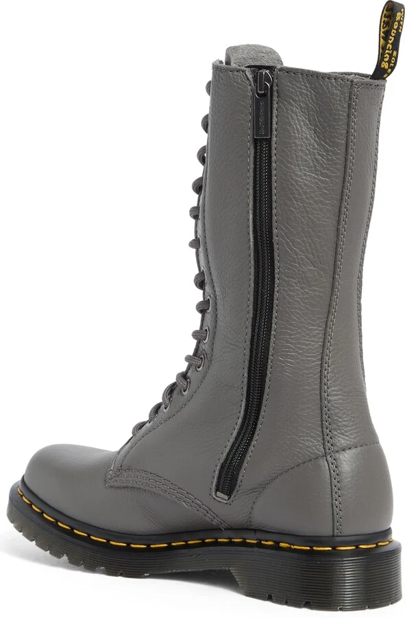 1B99 Lace-Up Mid Shaft Leather Boot - Image 2