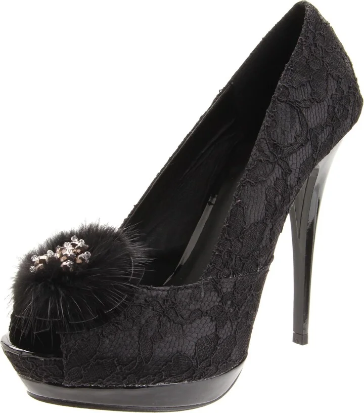2 Lips Too Women's Too Heiress Open-Toe Pump