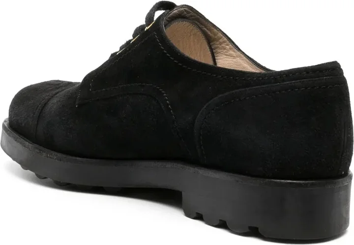 2000s CC logo-embossed lace-up shoes - Image 3