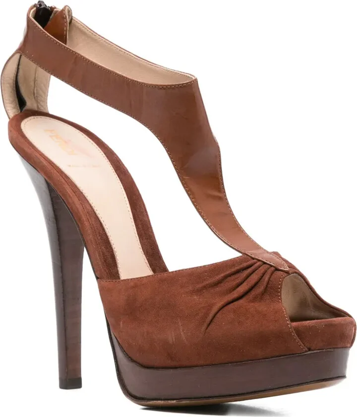 2010 150mm T-strap sandals - Image 2