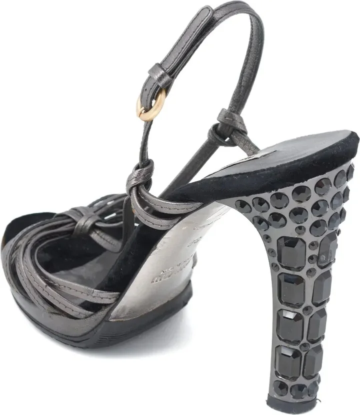 2010 Crystal-Embellished Sandals - Image 3