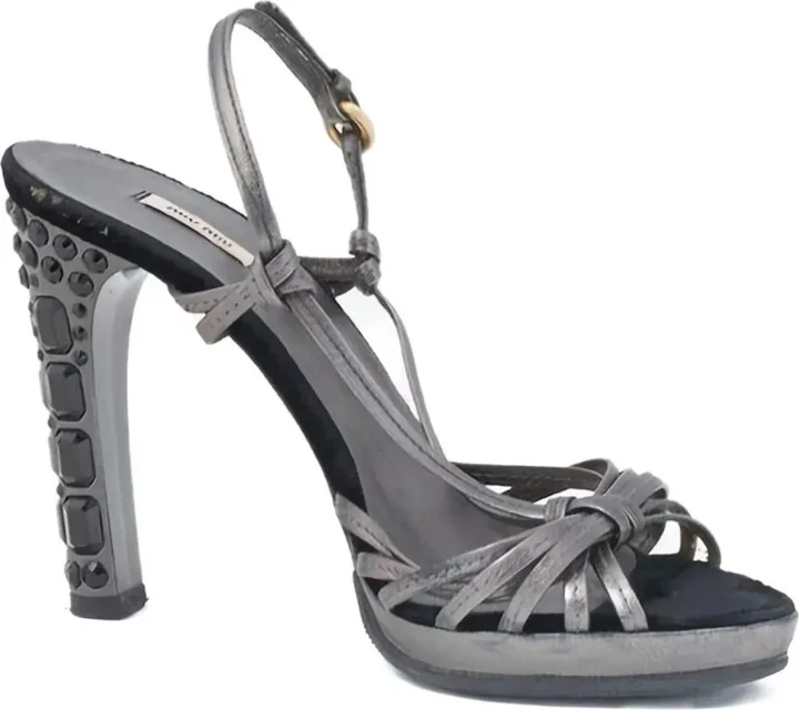 2010 Crystal-Embellished Sandals