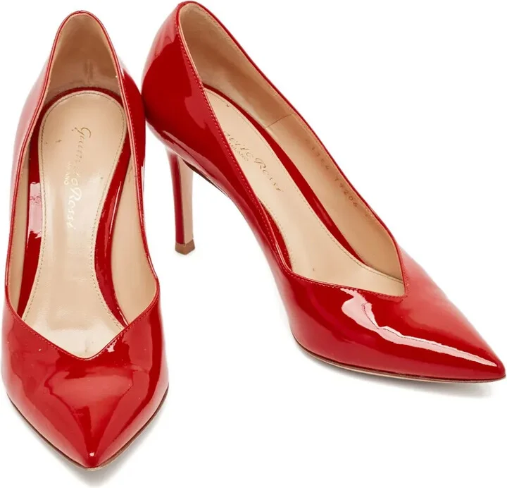 2023 100mm Leather Pumps - Image 2