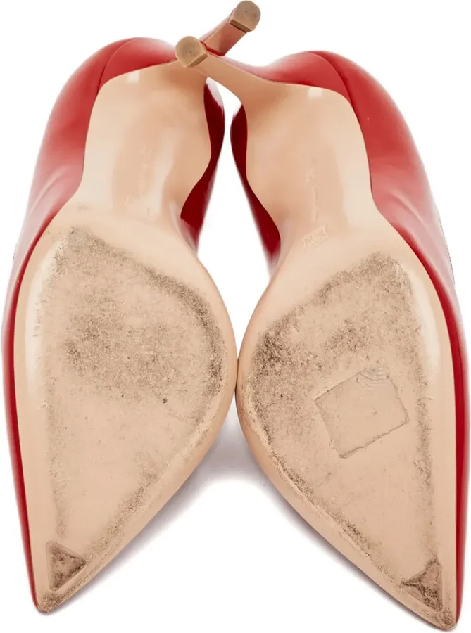 2023 100mm Leather Pumps - Image 4