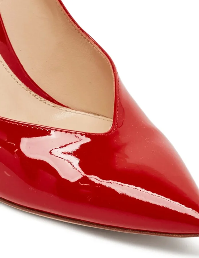 2023 100mm Leather Pumps - Image 5