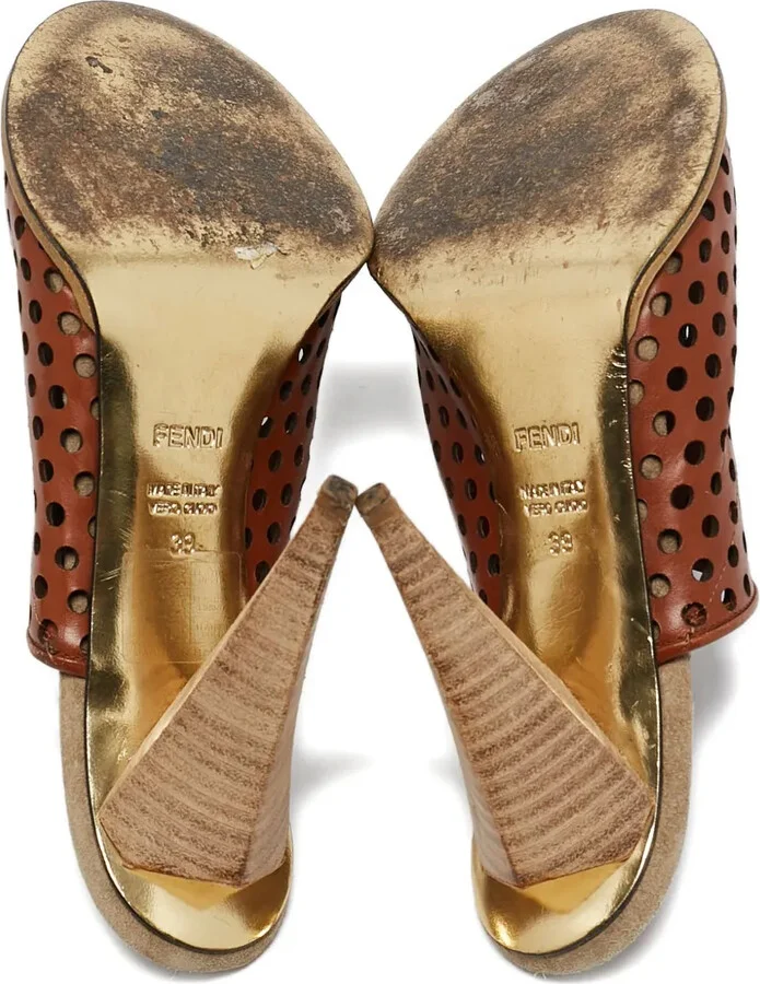 2023 100mm Perforated Mules - Image 5