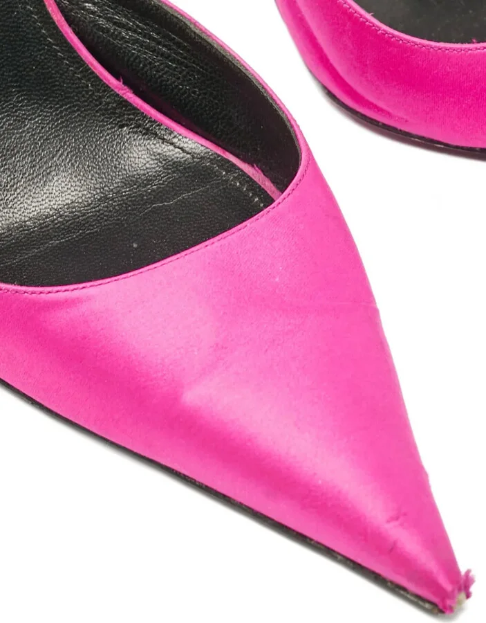 2023 100mm Satin Mules - Image 5