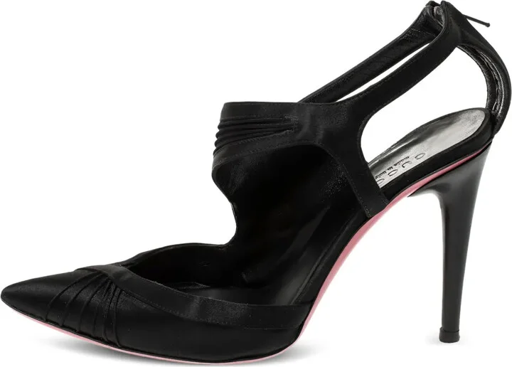 2023 100mm Satin Pumps