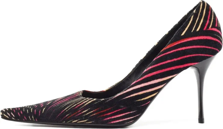2023 100mm Velvet Pumps