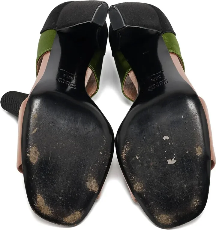 2023 110mm Satin Block-Heel Sandals - Image 5