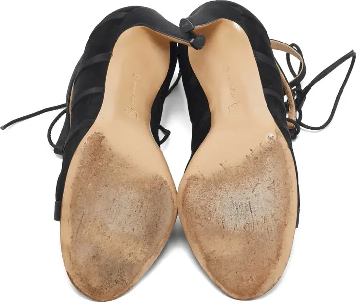2023 120mm Suede Sandals - Image 4