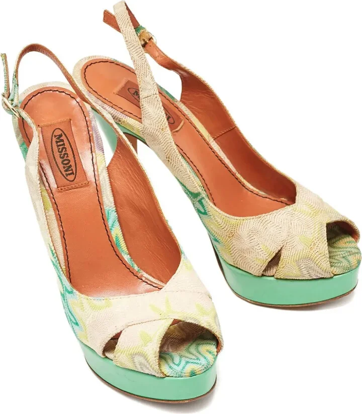 2023 135mm Platform Slingback Sandals - Image 2