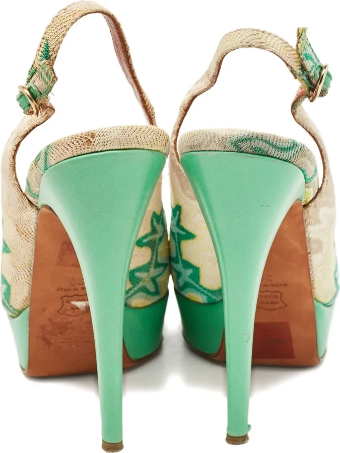 2023 135mm Platform Slingback Sandals - Image 3
