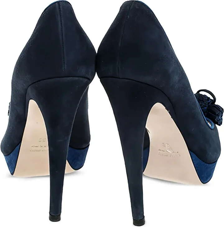 2023 135mm Tassel Platform Pumps - Image 4