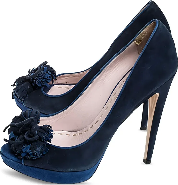 2023 135mm Tassel Platform Pumps - Image 5