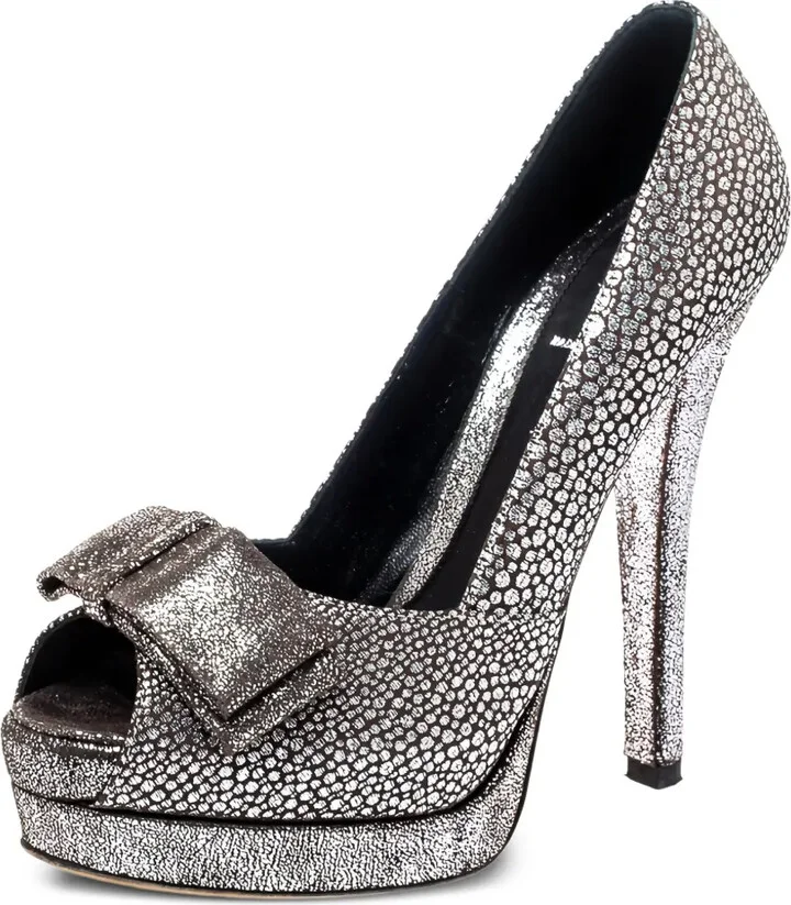2023 140mm Embellished Bow Pumps - Image 2