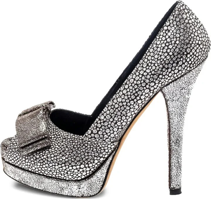 2023 140mm Embellished Bow Pumps