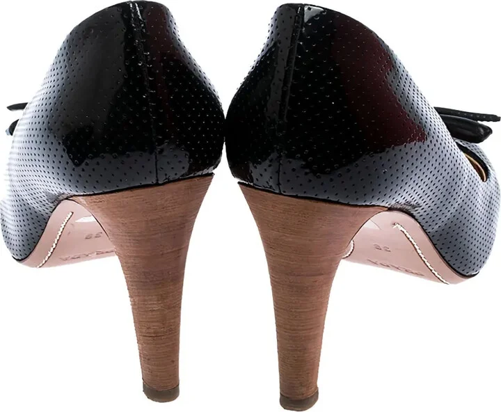 2023 90mm Bow-Embellished Pumps - Image 4