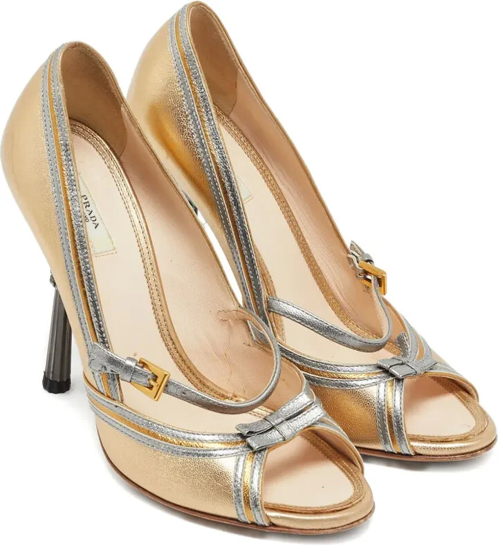 2023 90mm Leather Bow Pumps - Image 2