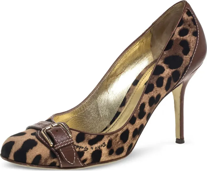 2023 95mm Leopard-Print Pumps - Image 2