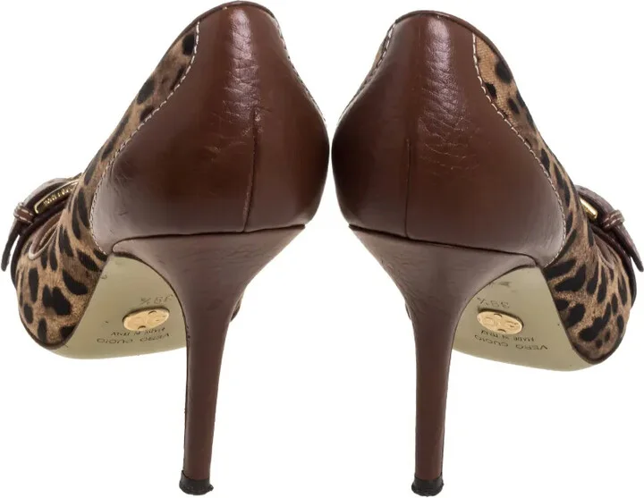 2023 95mm Leopard-Print Pumps - Image 3