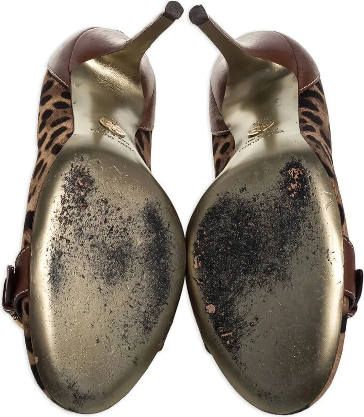 2023 95mm Leopard-Print Pumps - Image 4