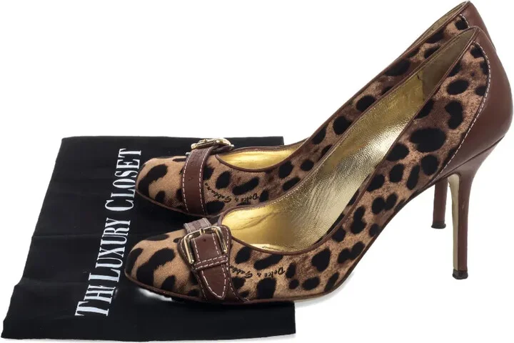 2023 95mm Leopard-Print Pumps - Image 5